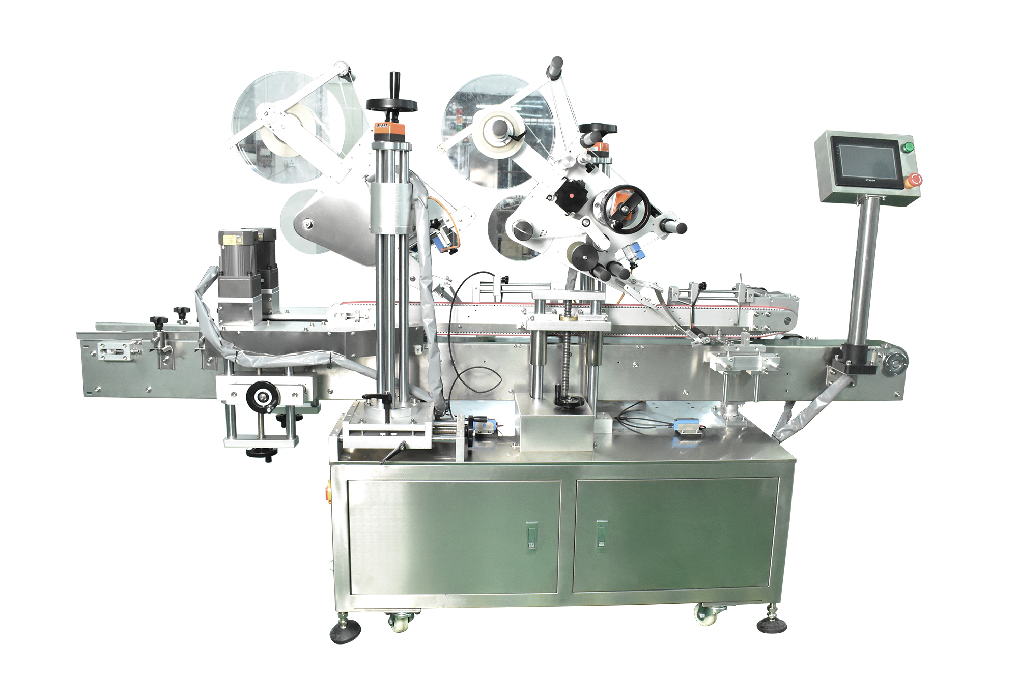 全自動轉(zhuǎn)角封口貼標(biāo)機