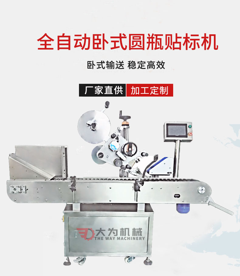 全自動臥式圓瓶貼標機(圖1)