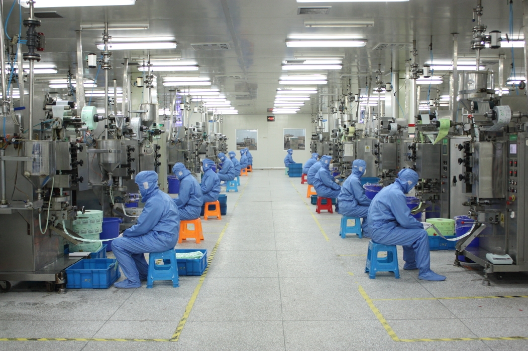 袋裝生產線(圖1) 袋裝生產線(圖1)